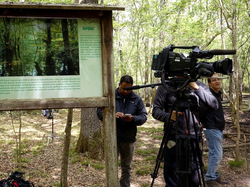 Rai Uno’s historic broadcast “Linea Verde” at Circeo National Park